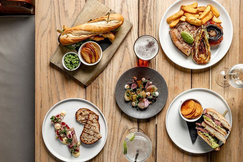 Food at the George & Dragon, a Sankey's venue